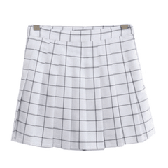 Falda corta plisada escolar en oferta