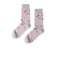 Sale Sea Food Flat Knit Hype Style Cotton Ankle Socks