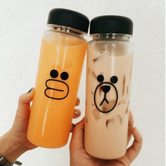 Sally And Brown Bottle