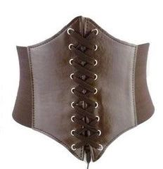 Sexy Taille Braun Rot Schwarz Schnürung Korsett Gürtel