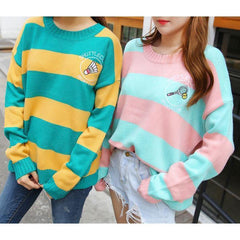 Suéter de manga larga a rayas del Shuttlecock Sport Club