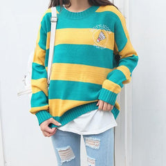 Suéter de manga larga a rayas del Shuttlecock Sport Club