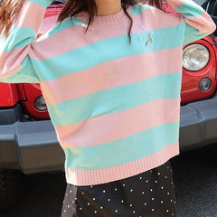 Suéter de manga larga a rayas del Shuttlecock Sport Club