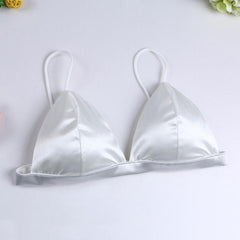 Seidendreieck Schwarz Weiß BH