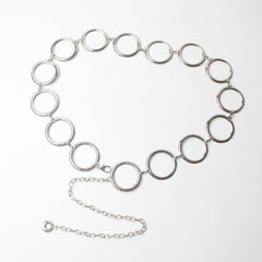 Anillos y cadenas estéticos de plata y oro