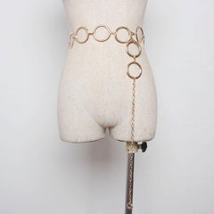 Anillos y cadenas estéticos de plata y oro