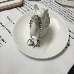 Silver Plated Metal Chains Bracelets