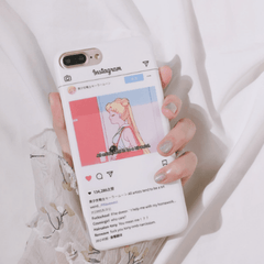 Funda para iPhone con pantalla de Instagram de Sm Anime