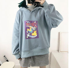 Stay Calm Letters Pastel Colors Hooded Sweatshirt