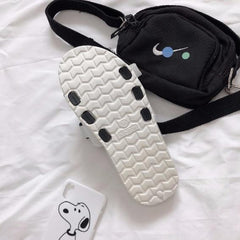 Sommer Canvas Klettverschluss Schwarz Weiß Slipper Sandalen