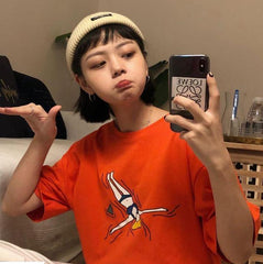 Summer Vibes Printed Oversized Cotton T-Shirt