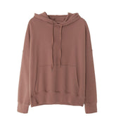 Sweet Colors – Kapuzenpullover aus Baumwolle mit großer Tasche