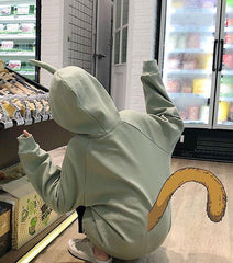 Sudadera con capucha cálida de colores brillantes de los Teletubbies