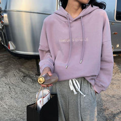 Thin Remedies – Übergroßer Kapuzenpullover mit Rituals-Lettern