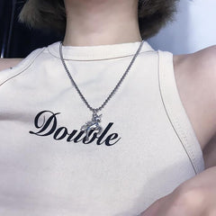 Unicorn Bead Chain Necklace