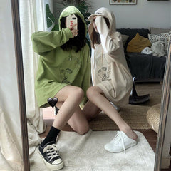 Übergroßer Hoodie mit Van Gogh-Print „Art Hoe“