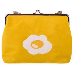 Bolso de hombro con bordado de terciopelo