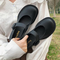 Schwarze Sandalen mit geschlossener Zehenpartie aus Pu-Leder im Vintage-Stil