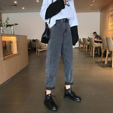 Vintage Boyfriendjeans mit hoher Taille