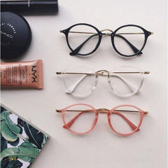 Vsale Round Clear Aesthetic Glasses