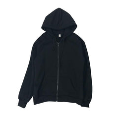 Warmer Basic Fleece Oversized Hoodie mit Reißverschluss
