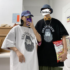 Wonderland Vintage Print Oversized T-Shirt