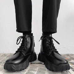 Zip Locomotive Mid-top PU Boots
