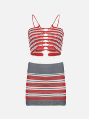 Hollow Stripe Suit