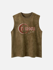 Stereoscopic Moon Suede Vest