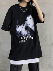 Dark Ripped Face Graphic Tee