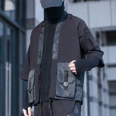 Cyberpunk Patchwork Cardigan Jacket