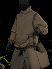 Patchwork Functional Hoodie