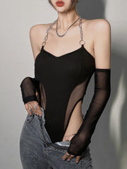 Irregular Chain Jumpsuit