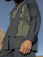 Patchwork Multi Pockets Jacket