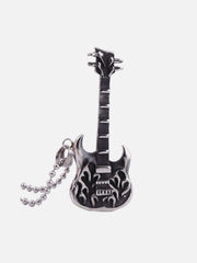 Punk Rock Electric Guitar Necklace