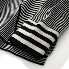 Personality Irregular Stripes Sweatshirt