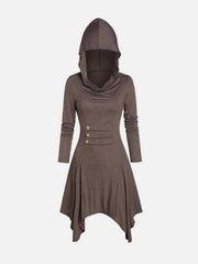 Loose Stretch Solid Dress