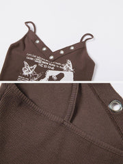 Sexy Print Vest