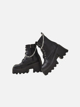 Zip Up Chain Platform Martin Boots