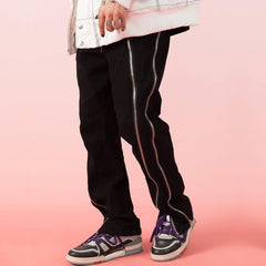 Multi-layer Zipper Pants