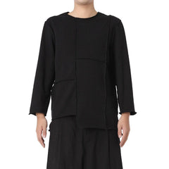 Irregular Patchwork Sweatshirt