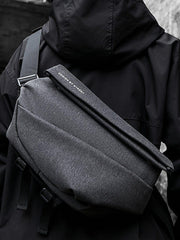 Waterproof Pleated Crossbody Bag