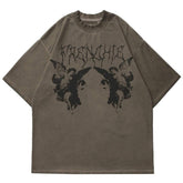 Dark Angel Print Washed Tee