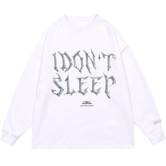 Mercury Letters Print Sweatshirt