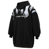 Ghost Palm Print Hoodie
