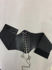 Bow Tie Chain Bondage Belt