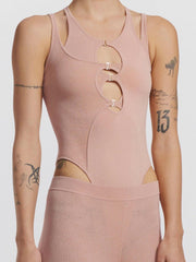 Hollow Elastic Jumpsuit