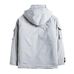Removable Multi Pockets Winter Coat