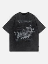 Vintage Rose Washed Graphic Tee