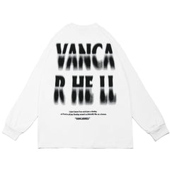 Unreal Letters Cotton Oversized Washed Sweatshirt